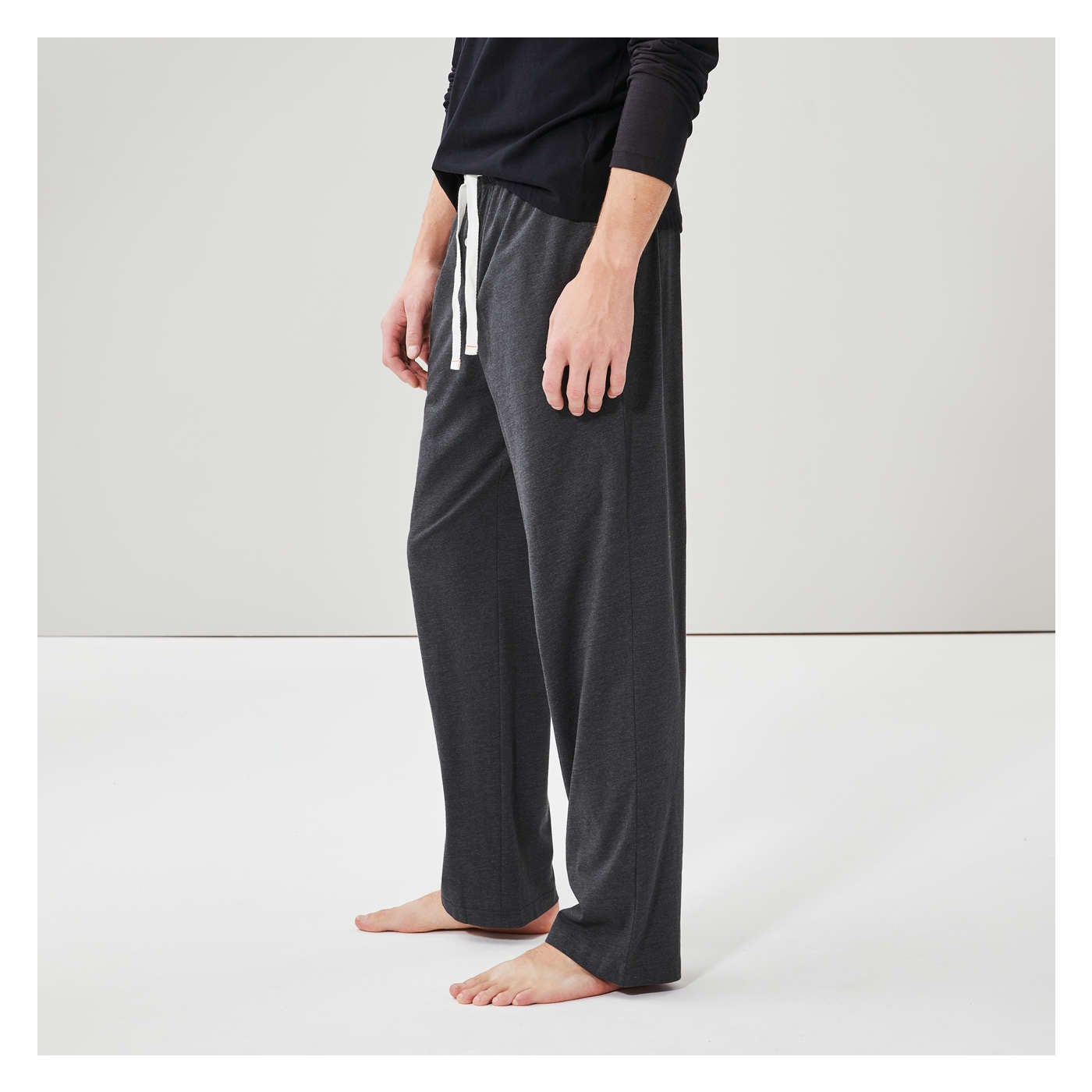 Men's Sleep Pant in Charcoal Mix from Joe Fresh